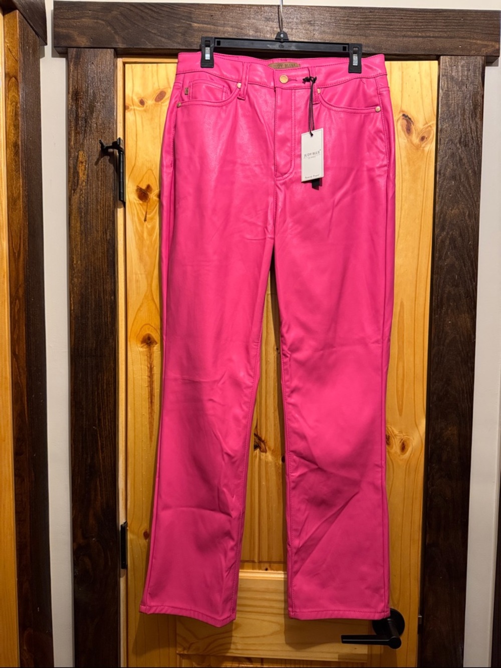 Judy Blue Hot Pink Straight Leg Pants